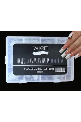 Protez Tırnak Üst Form Jel Polygel Acrygel - Akrijel Ve Polijel İçin Üst Form Şablon 288li Wn-002