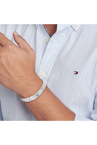 Tommy Hilfiger Thj2790419 Erkek Bileklik Metalik Gri