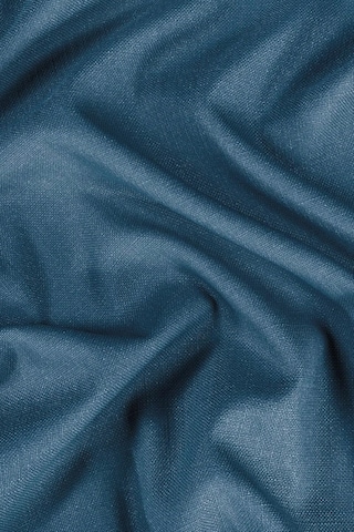 Gauze Fabric Design Capri Petrol Ekstrafor Büzgülü Keten Dokulu Yüksek Kaliteli Tek Kanat Fon Perde 200 X 270 Diğer