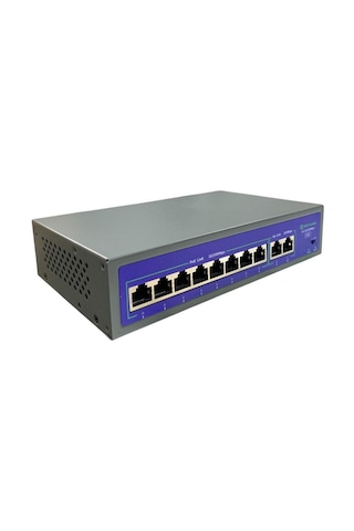 Novacom Nvc-hıf0820fbl-c 8+2 Port 10/100mbps Uplink Aı Poe Switch