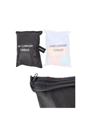 Kordak Temiz Ve Kirli Çamaşır Torbası Beyaz, Kordaktmtorba