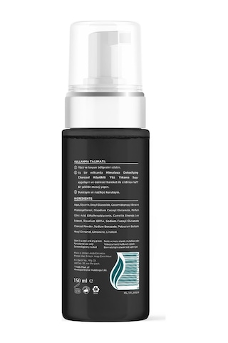 Himalaya Kömür İçerikli Arındırıcı Yüz Temizleme Köpüğü 150 ML