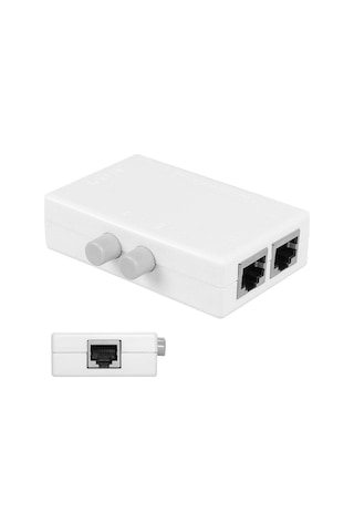 Cbtx UTP STP 2 Portlu RJ45 LAN Ağ Anahtarı Harici Ağ Switcher Box