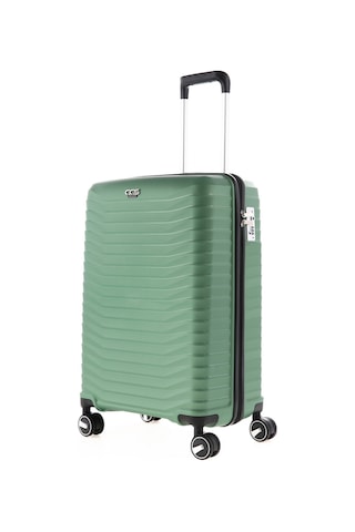 Ultra Dayanıklı 3'lü Set Valiz & Bavul Yeşil-1397 Yeşil