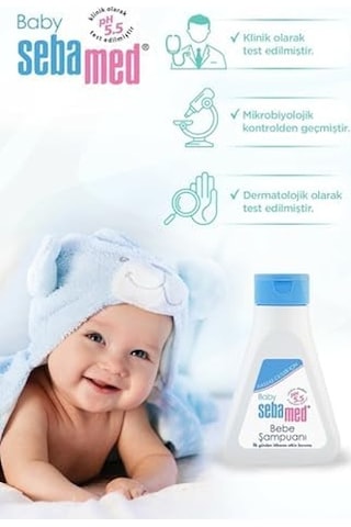 Baby Ph 5.5 Göz Yakmayan Formül Nemlendirici Etkili Bebek Şampuanı 150 Ml Açik Gri