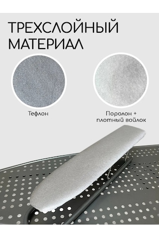 Textile Nn Ütü Masası Kolu Kılıfı 52x10 Cm 327232814 Gümüş