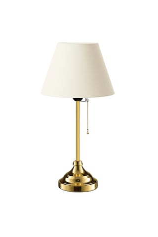 Homing AYD-3110 Edel Gold Gövdeli Abajur Krem