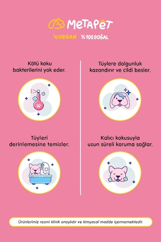 Metapet Tüy Sağlığı İçin Hassas Ciltli Yavru Köpek Şampuanı Koku Giderici 250 ML