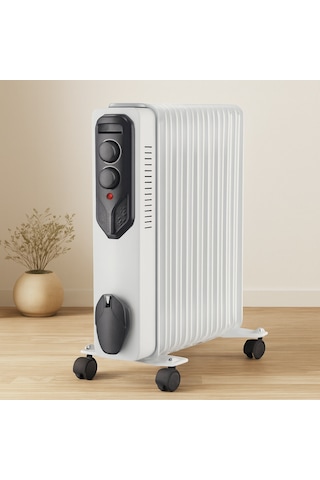 Yağlı Radyatör Elektrikli Isıtıcı - Ayarlı Termostat