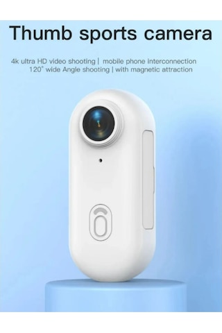 1080p Mini Aksiyon Kamerası Hd Spor Kamerası, Dijital Görüntü Sabitleme, Otomatik Pozlama Beyaz