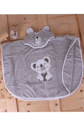 Baveno Pamuk Yuvarlak Koala Çocuk Banyo&Plaj Panço Havlu