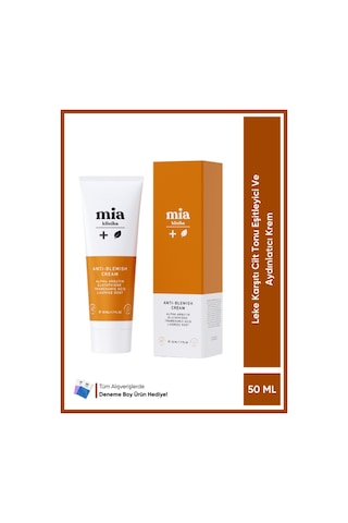 Mia Klinika Cilt Beyazlatıcı ve Ton Eşitlemeye Yardımcı Leke Kremi 50 ML