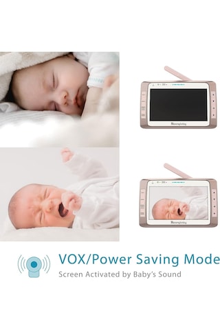 Moonybaby 5" Uzun Menzilli 2 Kameralı Bebek Monitörü, Wifi Gerekmez