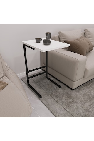 İlkem C Yan Sehpa Beyaz