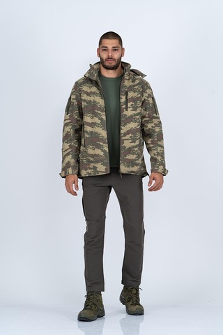 Combat Tactical Mont Tactıcal Softshell Kamuflaj - 305-647-nano Yeşil
