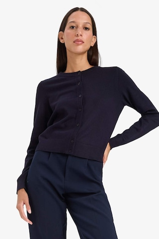 Defacto Regular Fit Bisiklet Yaka Hırka D6282ax25aunv95 Lacivert