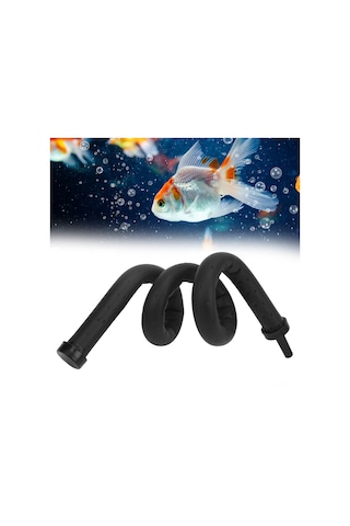 Moveevo Akvaryum Kabarcık Perdesi - Esnek Kauçuk Hava Dağıtıcı, 30cm, Tüm Su Türlerine Uygun, Balıklar İçin Güvenli, Hava Dağılımı Eşit