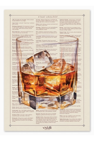 Anason İşleri Viski Sözlüğü Poster 50x70cm