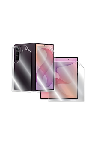 Samsung Galaxy Z Fold 8 Ultra İç Dış Ekran Ve Arka Kapak İçin Hydrogel İnce Tpu Koruyucu