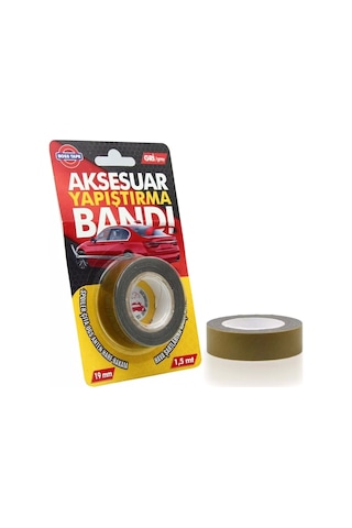 Boss Tape 3920 Çift Oto Aksesuar Yapıştırma Bandı 19mmx1.5m Gri