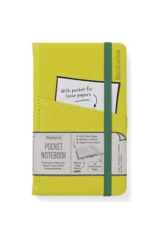 Bookaroo A6 Günlük Limon Sarısı Çok Renkli