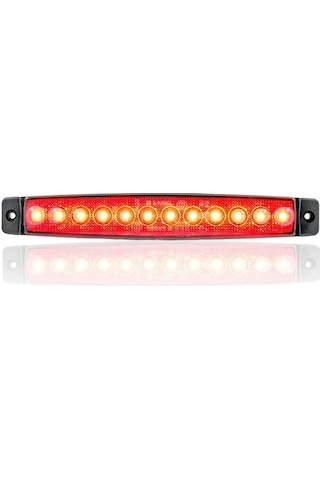 Sanel 12 Ledli 3'lü Set Parmak Led 24v Kırmızı Sbc24r12-3