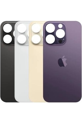 Apple Uyumlu iPhone 14 Pro Arka Pil Kapağı Senalstore - Mor Mor