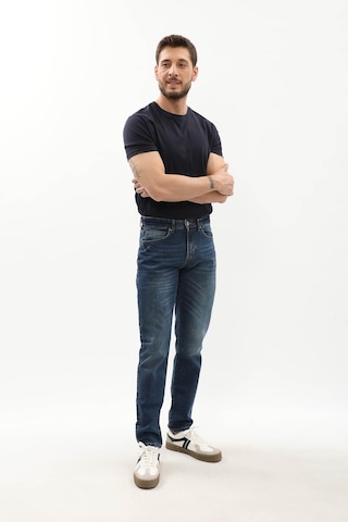 Erkek Normal Kalıp Regular Jean Pantolon Mavi
