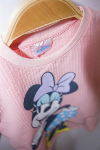 Supermino Minnie Mouse Lisanslı Kız Çocuk Tshirt 21352 Pembe