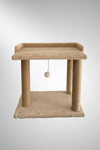 Nursoft Ponponlu Kedi Yatağı Kedi Tırmalama 47 CM
