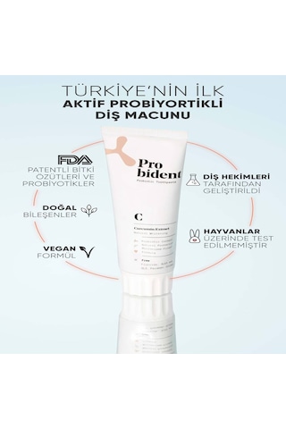 Probident Karma Aktif Probiyotikli Diş Macunu 3 x 75 ML