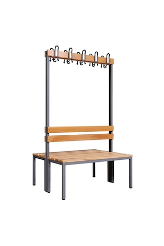Ayakkabılıksız 4 Ayaklı Çift Taraflı Bank, 10 Kanca, 100x85x170 Cm, Spor Bankı