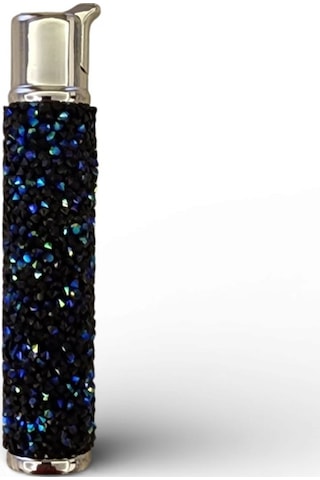 Swarovski Taşlı Çakmak Lacivert Lacivert
