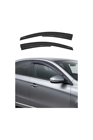 Vauxhall Movano 2006-2010 Uyumlu Araca Özel Sport Style Akrilik Cam Rüzgarlığı Koyu Duman 2 Parça