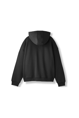 Gsstore Galatasaray Kadın Yarım Zip Hoodie K252107 Siyah