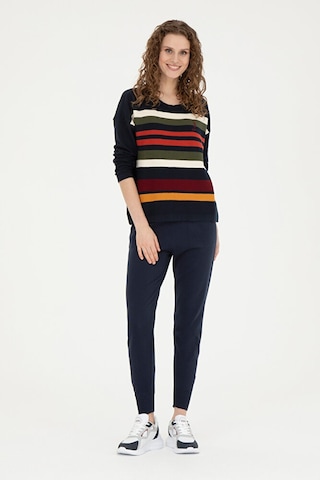 U.S. Polo Assn. Kadın Slim Fit Triko Pantolon 50276596-vr033 Çok Renkli