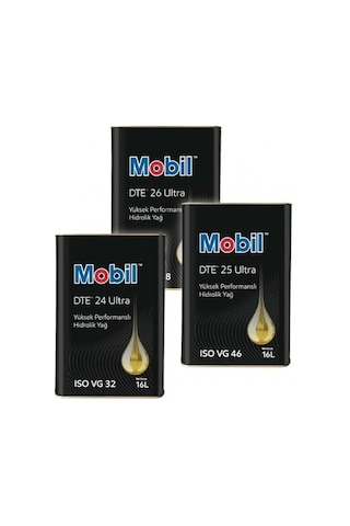 Mobil DTE 26 ISO VG 68 Yüksek Performanslı Hidrolik Yağı 16 L