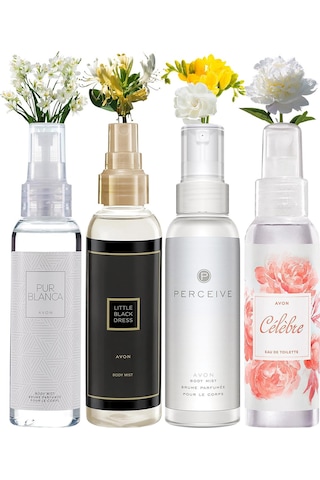 Perceive Little Black Dress Pur Blanca Ve Celebre Vücut Spreyi Paketi