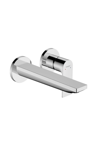 Hansgrohe Rebris E Tek Kollu Lavabo Bataryası Ankastre Montaj, Duvara Monte, 20 Cm Gaga İle Krom Krom