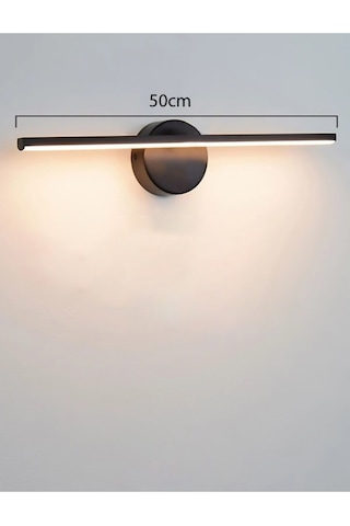 Project Dekoratif Banyo Duvar Ayna Tablo Aydınlatması Günışığı Led Flüt Aplik 50 Cm Beyaz Işık