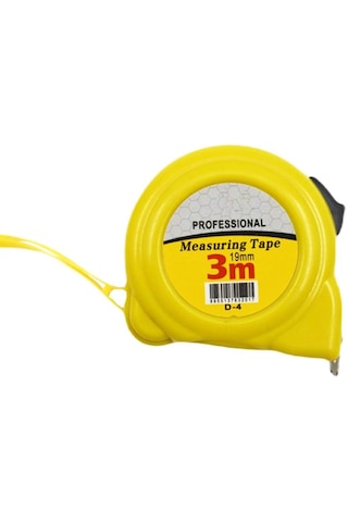 Profesyonel Şerit Metre Mezura 3 Metre 19 Mm Diğer