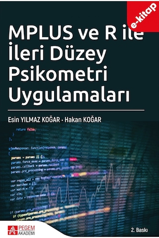 Mplus Ve R İle İleri Düzey Psikometri Uygulamaları E-kitap