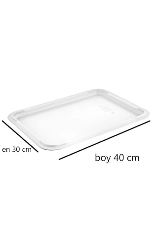 Ev Tipi Küçük Boy Kapaklı Hamur Teknesi