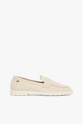 Kadın Th Soft Nubuck Loafer Ayakkabı - Krem Muslin