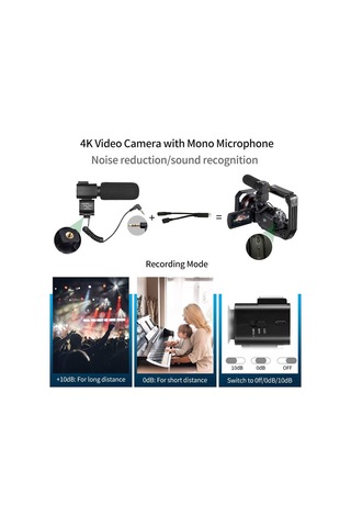 Ordro AC5 3.1" UHD 4K Video Kamera