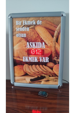 Askıda Ekmek- Elektronik Sayıcı Pano