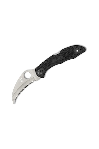 Spyderco Tasman Salt 2 Black Spyderedge Kamp Çakı Siyah