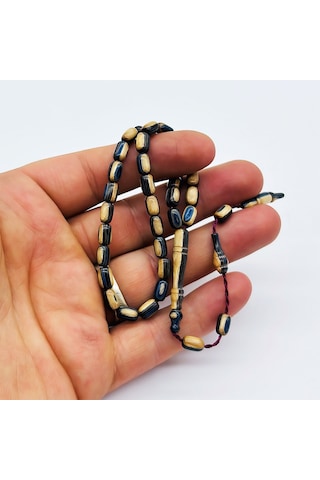 Tesbih Pasajı Bilek Boy Mavi Kapsül Kesim Gaffur Ağacı Tesbih