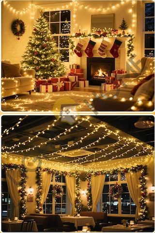 80 Led 10 Metre Pilli Gün Işığı Işık Zinciri Dekoratif Peri Led, Oda Yatak Odası Salon Masa Parti Düğün Noel Aydınlatması Sarı