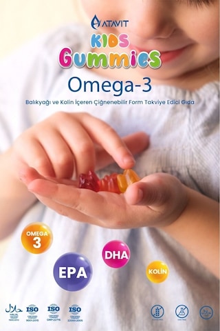Atavit Kids Omega-3 60 Gummies 2 Adet